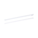 To slanke hvide LED-loftslamper i aluminium til moderne indendørs belysning