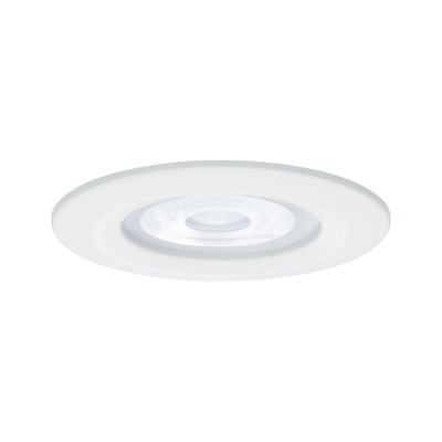 Spot encastré LED rond blanc avec verre transparent pour éclairage de plafond économe en énergie