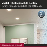 VariFit IP44 rated LED ceiling lights for bathrooms, splash-proof and rustproof lighting solution
