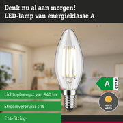 Transparante LED-kaarslamp met neutraal wit licht en ultra-efficiënte energiebesparing