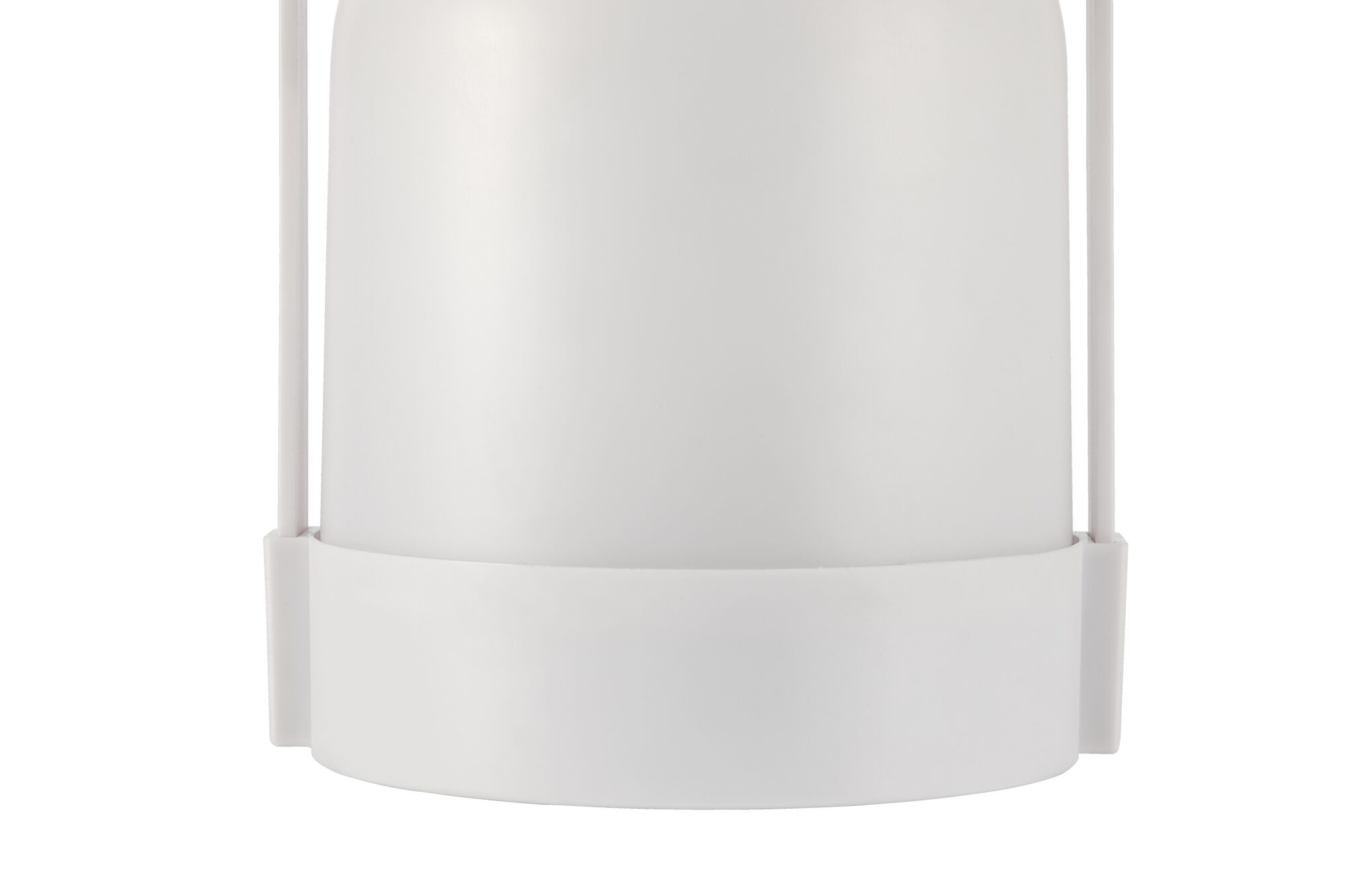 Abat-jour en plastique blanc au design épuré pour éclairage LED moderne