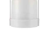 Abat-jour en plastique blanc au design épuré pour éclairage LED moderne