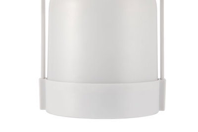 Abat-jour en plastique blanc au design épuré pour éclairage LED moderne