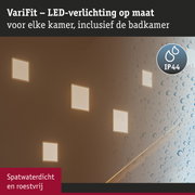 VariFit LED-verlichting met IP44, spatwaterdicht en roestvrij voor badkamer en andere kamers