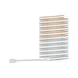 Flexibele LED-strip met witte kabel en 4-pins connector voor moderne binnenverlichting