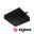 URail Alimentation électrique Smart Home Zigbee 3.0 Centre 227x196mm max. 300W Noir mat Passerelle Zigbee carrée noire en plastique pour contrôle domotique