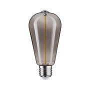 Vintage LED bulb with smoked glass and E27 base for decorative lighting solutions