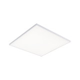 Plafonnier LED carré blanc au design fin pour un éclairage intérieur moderne