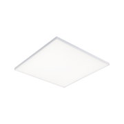 Plafonnier LED carré blanc au design fin pour un éclairage intérieur moderne
