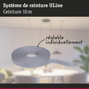 Bande de fixation ULine grise de 10 m en matériau résistant pour diverses utilisations