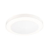 Plafonnier LED rond blanc avec diffuseur en plastique pour éclairage moderne