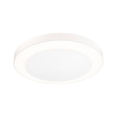 Plafonnier LED rond blanc avec diffuseur en plastique pour éclairage moderne