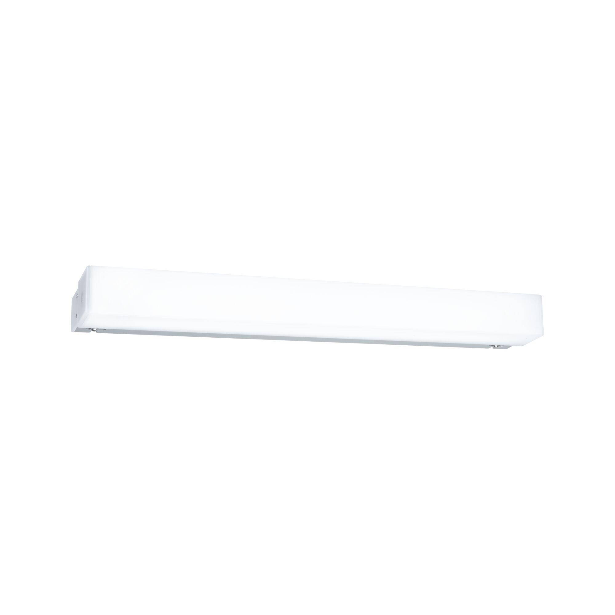 White plastic LED ceiling light with modern design for energy-efficient room illumination