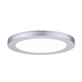 Rundes LED-Deckenpanel aus silbernem Aluminium mit weißem Licht für moderne Raumbeleuchtung