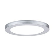 Rundes LED-Deckenpanel aus silbernem Aluminium mit weißem Licht für moderne Raumbeleuchtung