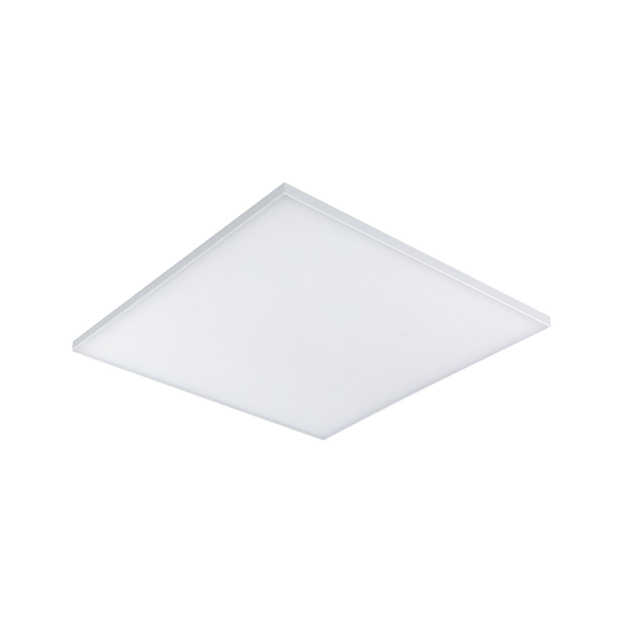 Weißes LED-Panel aus Kunststoff mit flachem Design für moderne Deckenbeleuchtung