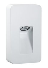 Applique murale encastrée LED blanche en plastique avec spot intégré pour éclairage intérieur moderne