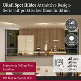 URail Spot Hildor LED-Deckenleuchte in Weiß mit 3-Stufen-Dimmfunktion für moderne Küchenbeleuchtung
