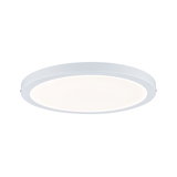 Ronde witte LED-plafondlamp van kunststof met warm wit licht voor moderne interieurs