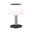Solar LED-tafellamp 3-Step-Dim Lillesol IP44 3000K 45lm Edelstaal Moderne tafellamp met witte glazen kap en zwarte metalen voet, LED-licht met trekkoord
