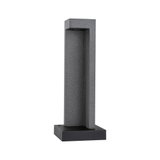 Modern grey concrete wall light with black base for stylish LED lighting solutions
