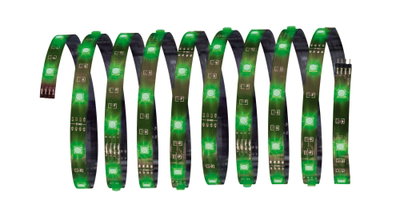Green flexible LED strip with circuit board for decorative lighting and LED strip applications