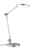 Lampe de bureau LED Numis White Switch 1000lm 11W Argent Lampe de bureau LED argentée moderne avec bras réglable et commande tactile pour éclairage de bureau