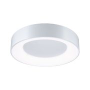 Runde weiße LED-Deckenleuchte aus Metall mit modernem Design und energiesparender Beleuchtung