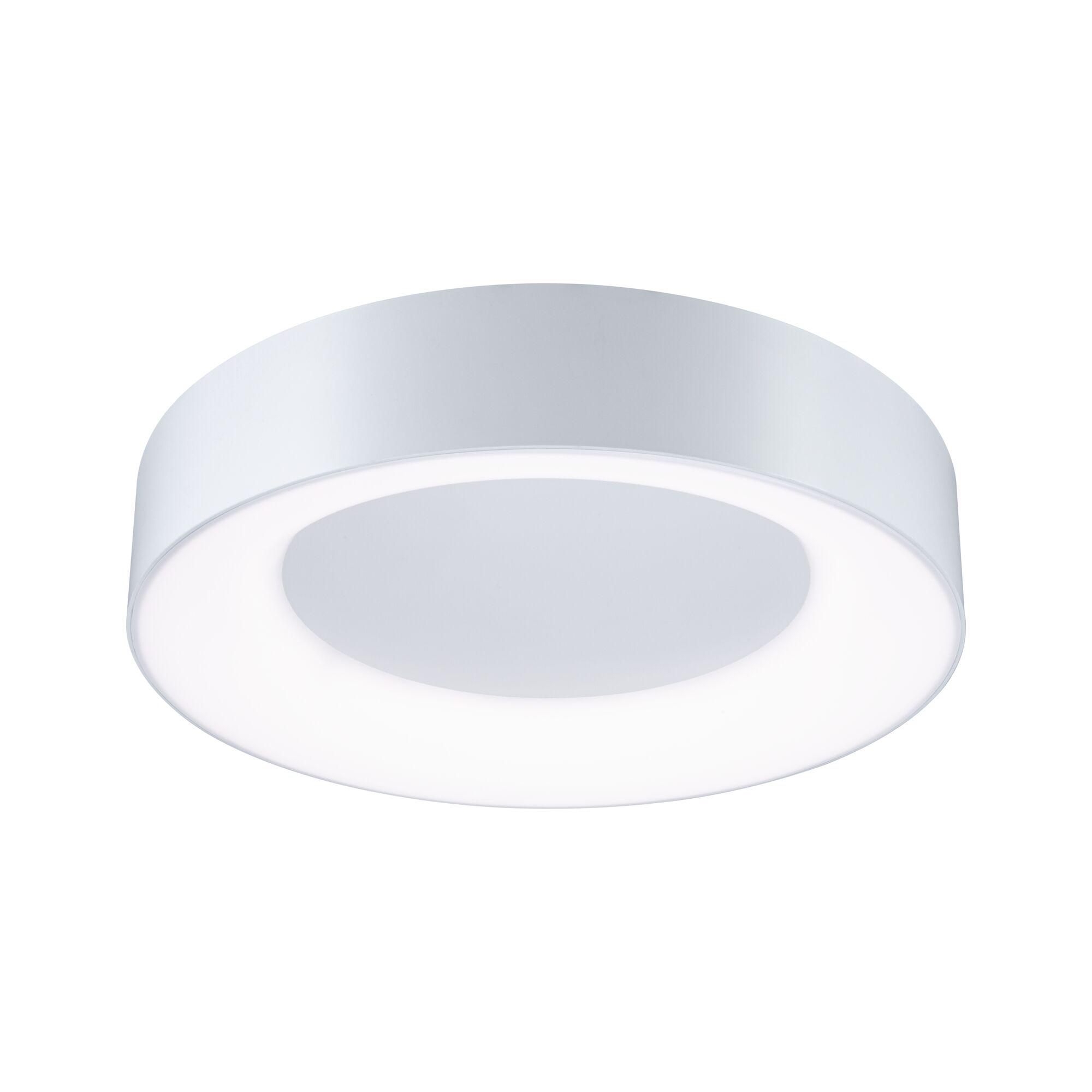 Runde weiße LED-Deckenleuchte aus Metall mit modernem Design und energiesparender Beleuchtung