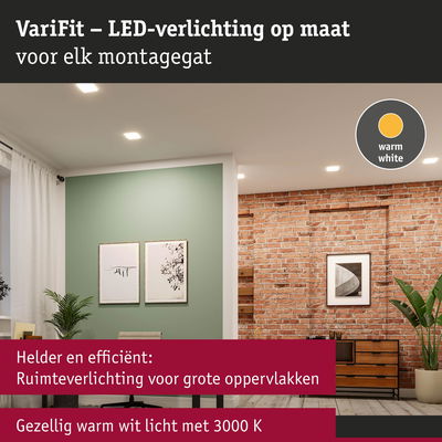 VariFit LED-verlichting in warm wit voor heldere, efficiënte verlichting van grote ruimtes
