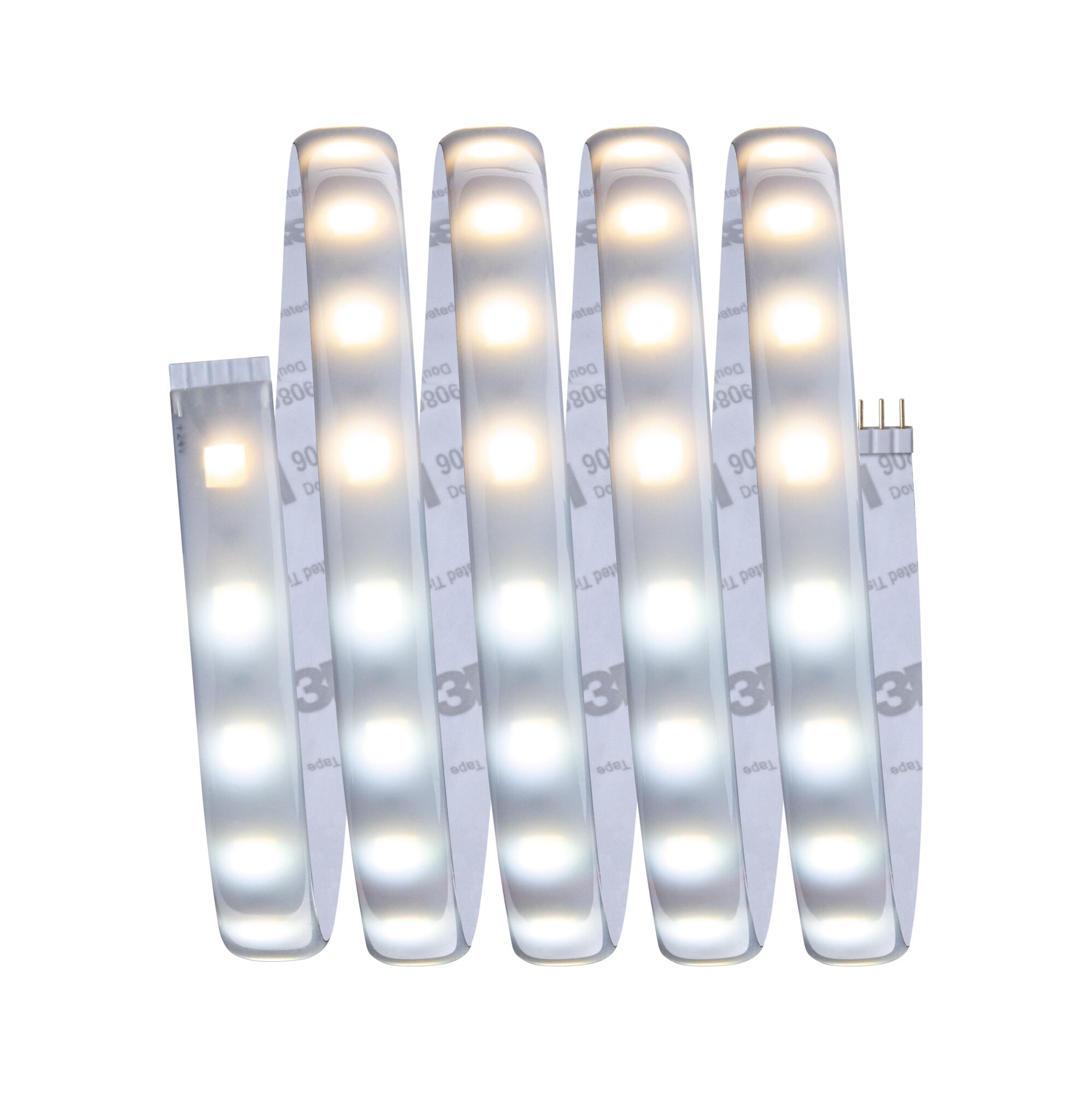 Flexible LED strip light with warm and cool white LEDs for versatile lighting applications