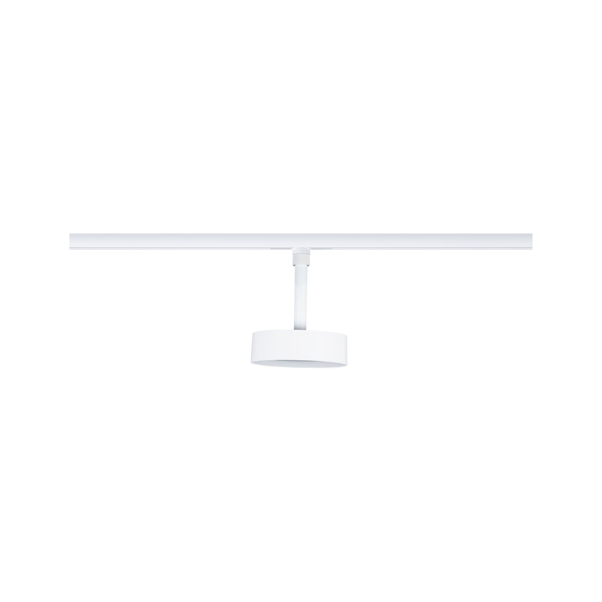 Moderne witte metalen LED-railspot voor flexibele verlichting in ruimtes