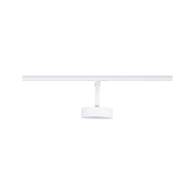 Moderne witte metalen LED-railspot voor flexibele verlichting in ruimtes