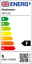 Energy efficiency label rated F with 5 kWh per 1000 hours consumption for lighting products