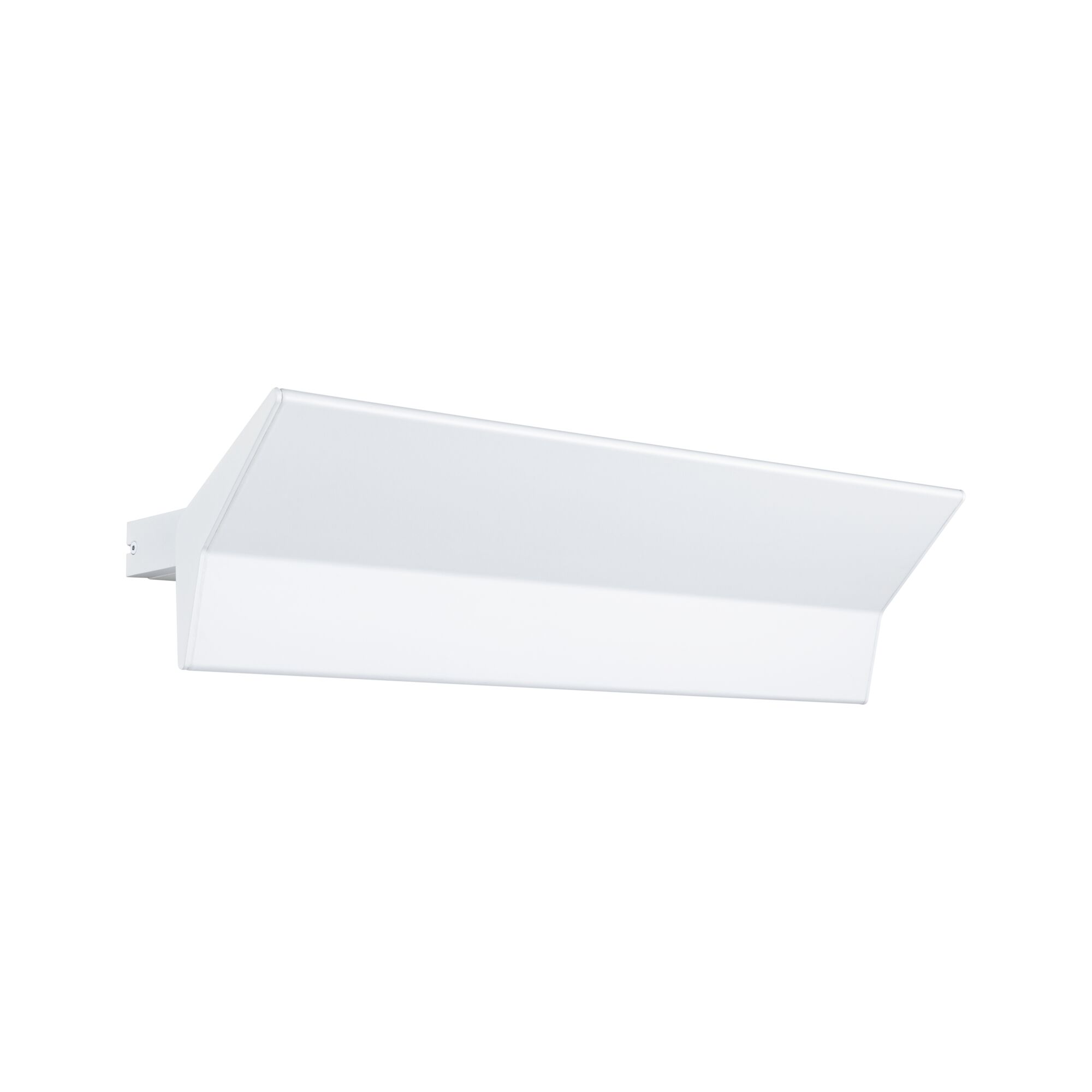 Moderner weißer LED-Wandleuchter aus Metall mit schrägem Design für Innenbeleuchtung