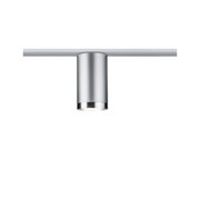 Moderner silberner LED-Strahler aus Metall mit zylindrischem Design für flexible Beleuchtung