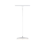 Ronde witte metalen LED-hanglamp met dimbare functie voor moderne binnenverlichting