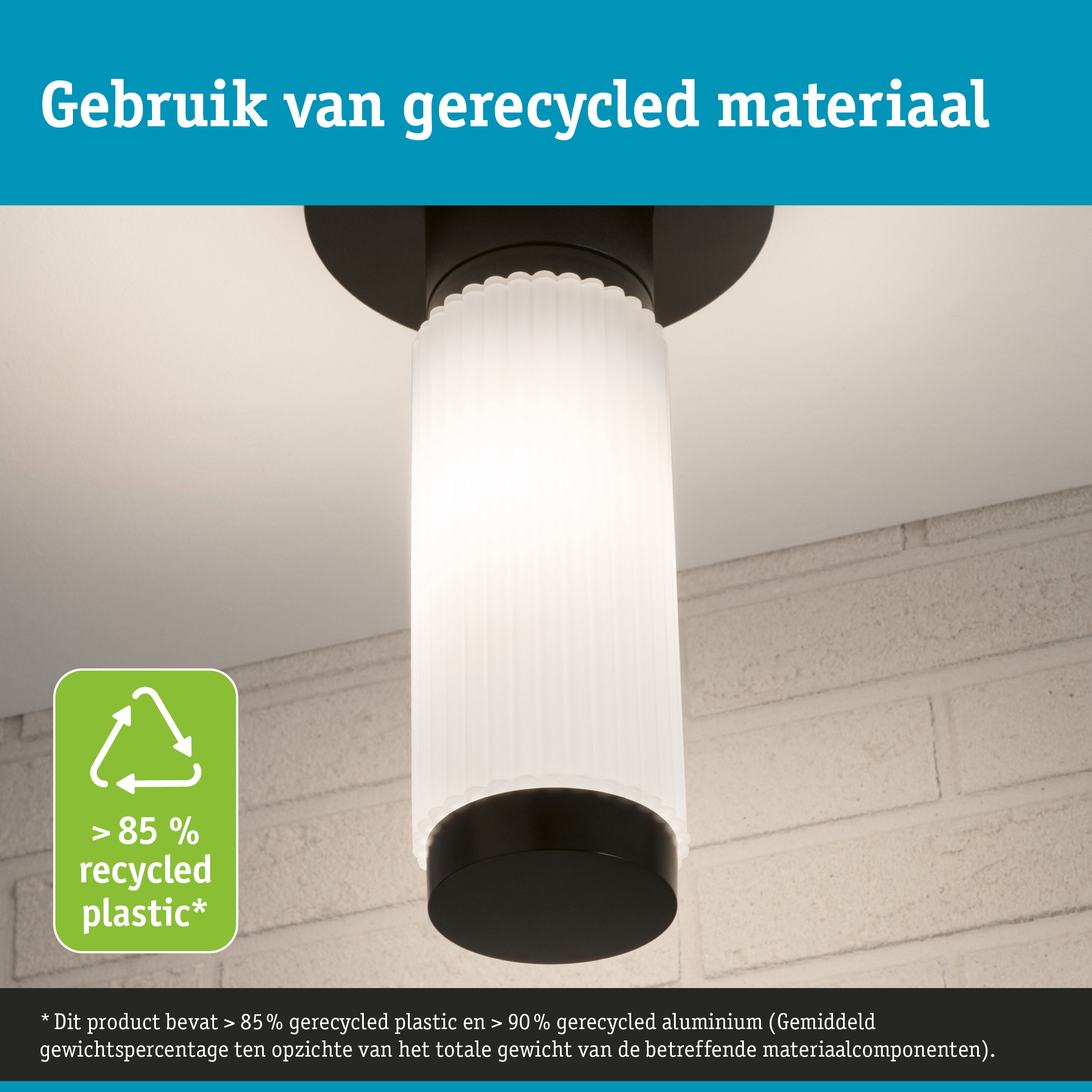 ModuShine Kap Zerava IP44 cilindrisch Antraciet/Helder