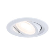 Weißer Einbaustrahler aus Metall mit LED-Licht, dimmbar für moderne Innenbeleuchtung