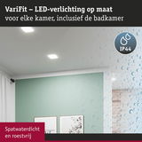 VariFit witte LED-plafondlamp met IP44 spatwaterdicht voor badkamer en vochtige ruimtes