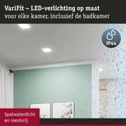 VariFit LED plafondlamp met IP44, spatwaterdicht en roestvrij voor badkamerverlichting