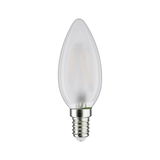 Mattweiße LED-Kerzenlampe mit E14-Fassung aus Glas für energiesparende Beleuchtung
