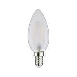Mattweiße LED-Kerzenlampe mit E14-Fassung aus Glas für energiesparende Beleuchtung