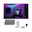 EntertainLED LED-strip Dynamic RGB Kompletsæt 3m 5W 60 LEDs/m RGB+ 10VA LED-lysbånd med fjernbetjening og sort strømforsyning til farverig stemningsbelysning i stuen.