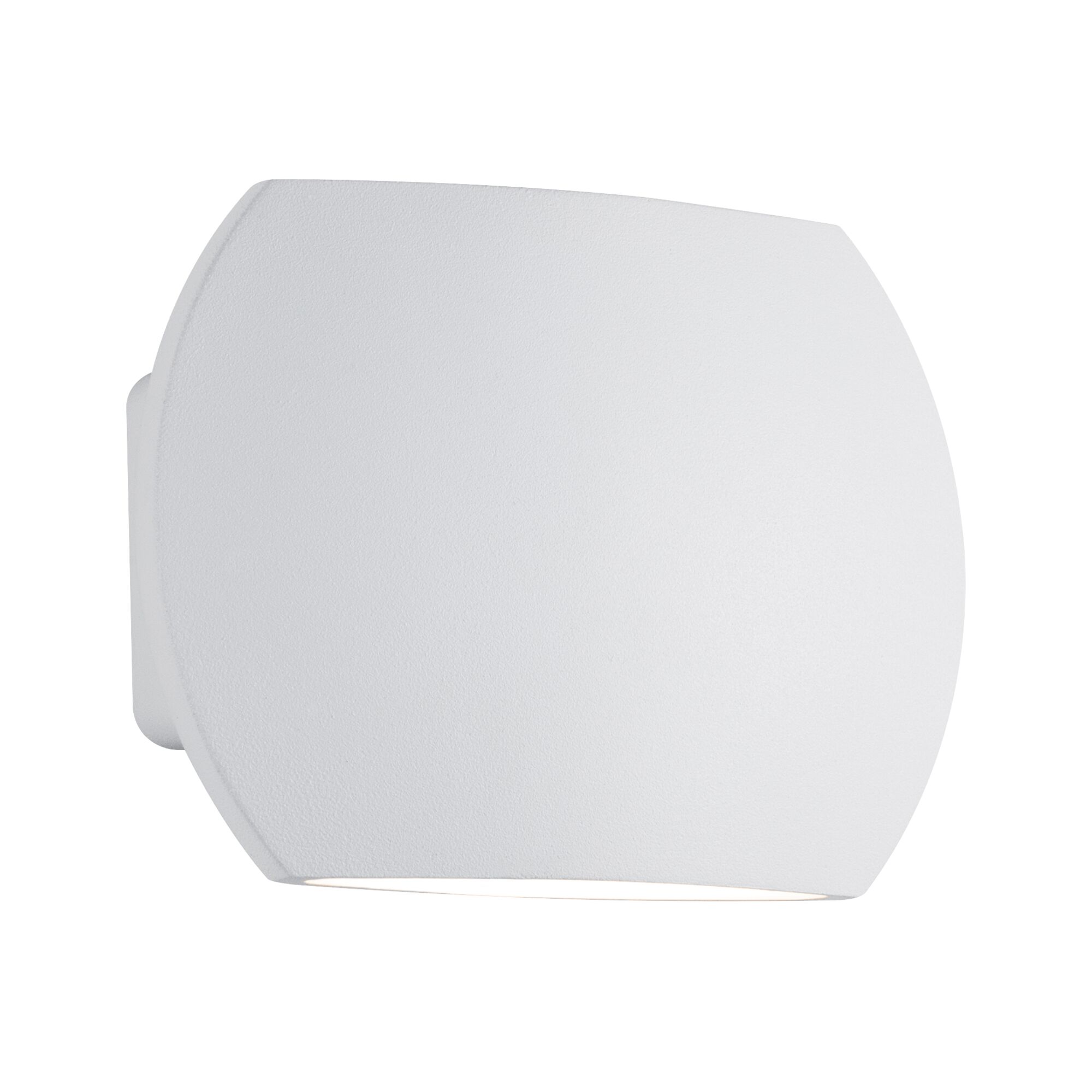 Moderne witte metalen wandlamp met zachte verlichting voor binnenverlichting