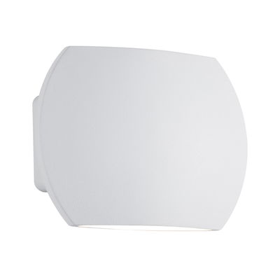 Moderne witte metalen wandlamp met zachte verlichting voor binnenverlichting