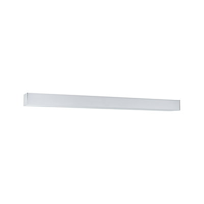 Slim white metal LED wall light for modern indoor lighting and energy-efficient illumination accents