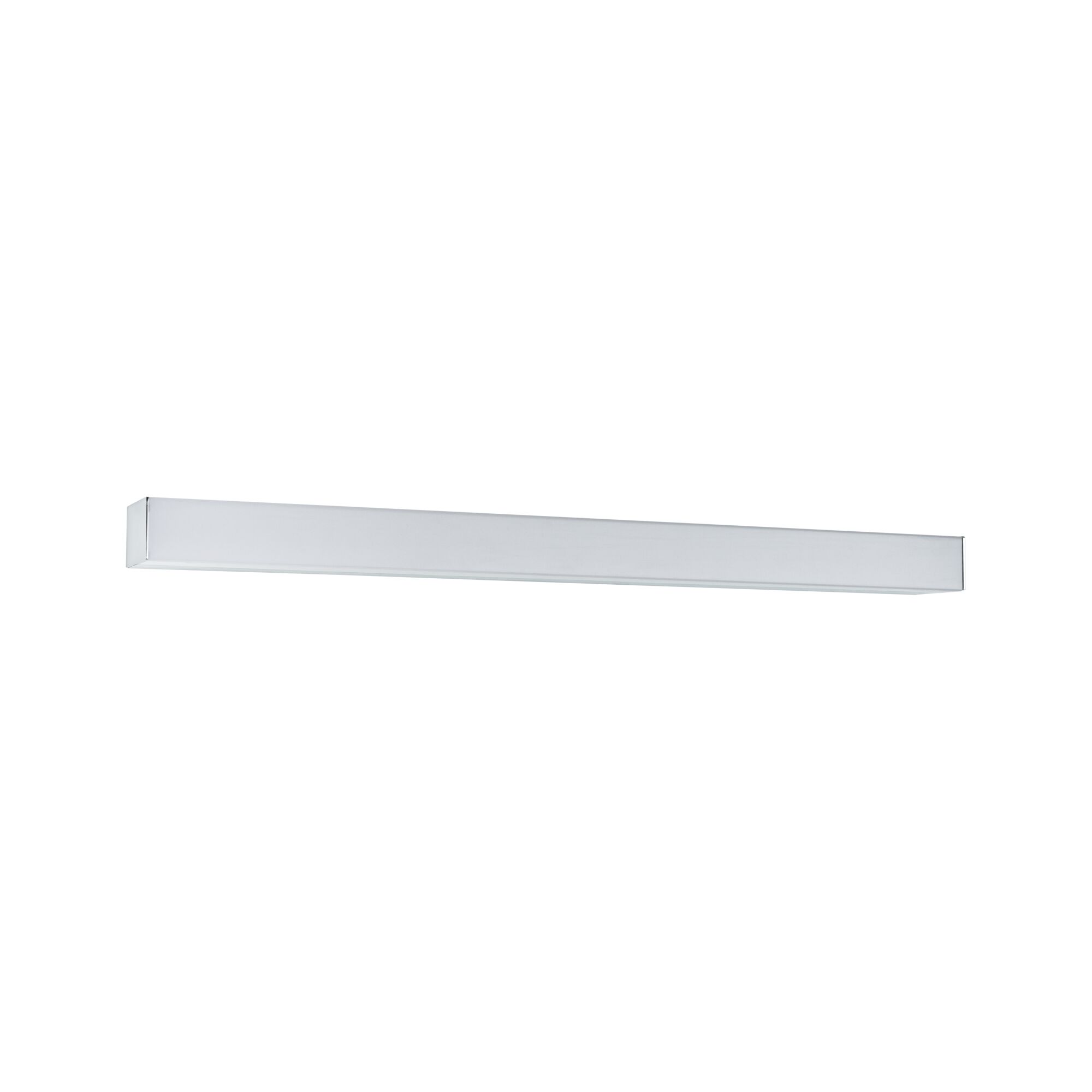 Schlanke weiße LED-Wandleuchte aus Metall für moderne Innenbeleuchtung und energiesparende Lichtakzente