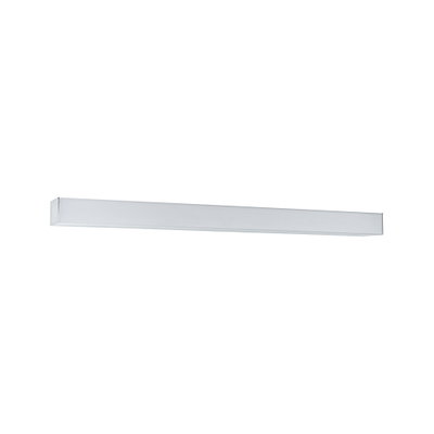 Schlanke weiße LED-Wandleuchte aus Metall für moderne Innenbeleuchtung und energiesparende Lichtakzente