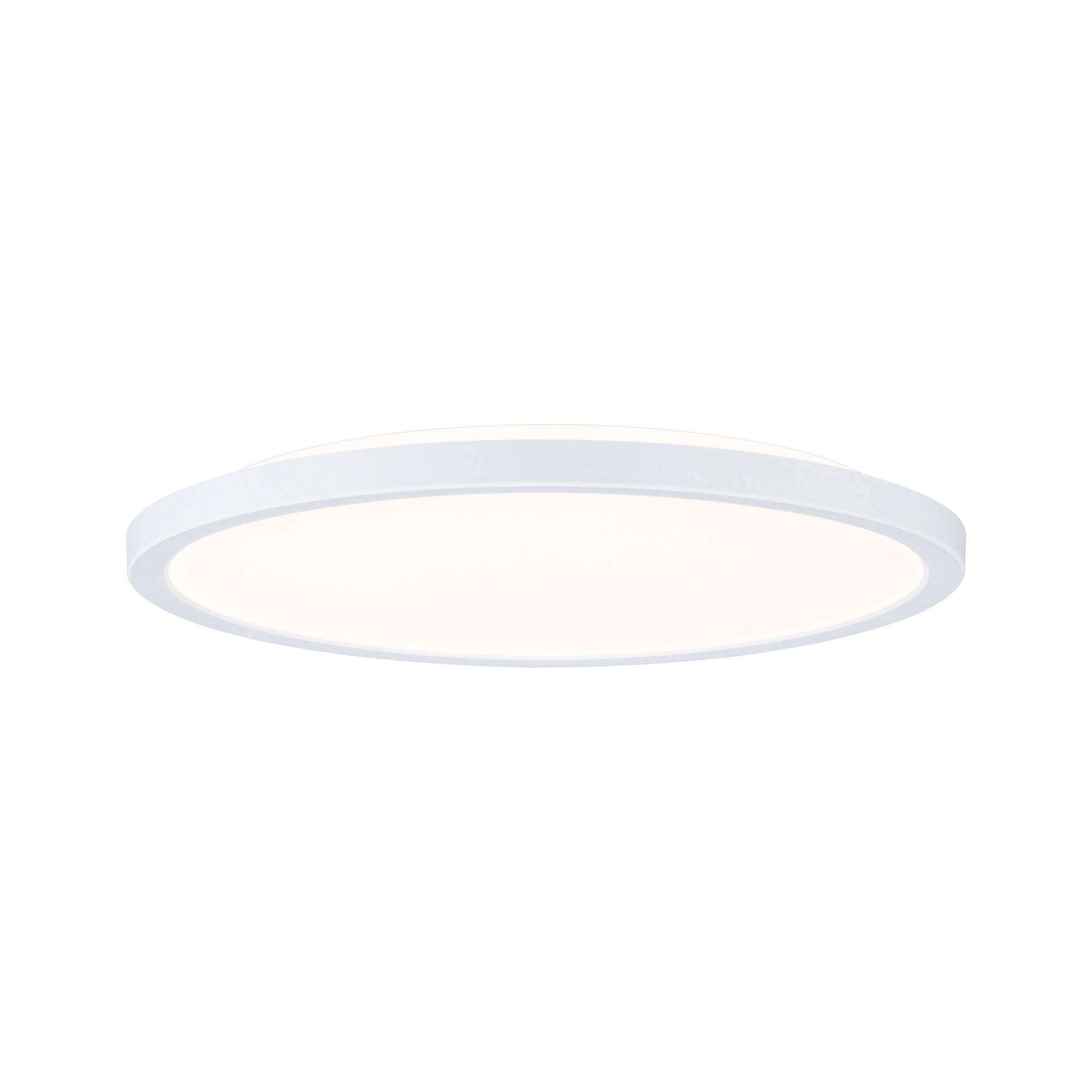 Panneau LED Atria Shine rond 290mm 19W / 2W 1500lm / 0lm 3000K Blanc Plafonnier LED rond blanc en plastique avec éclairage uniforme pour espaces de vie modernes